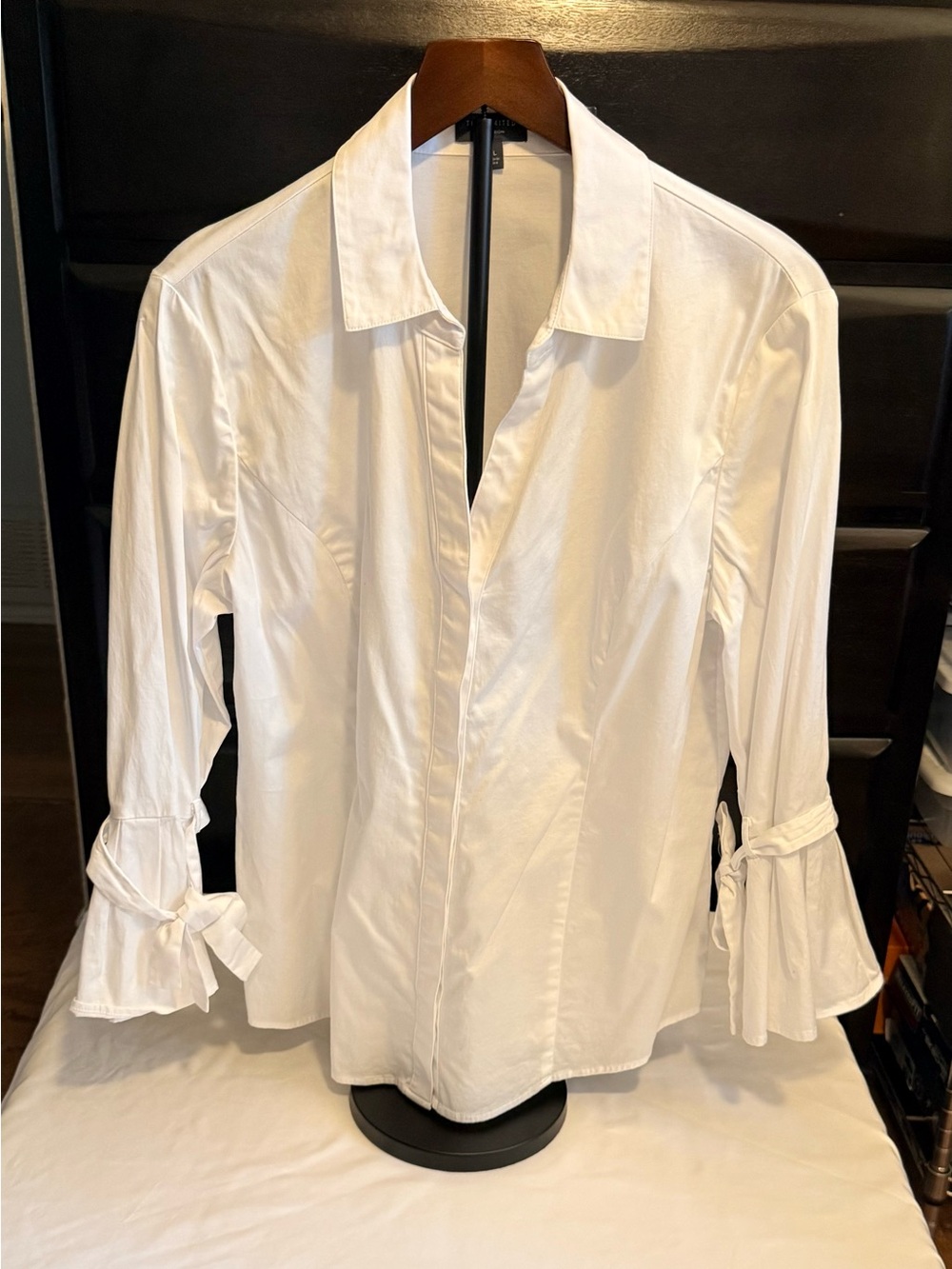The Limited Classic White Button-Down Women’s Shirt Size XL (HH14)